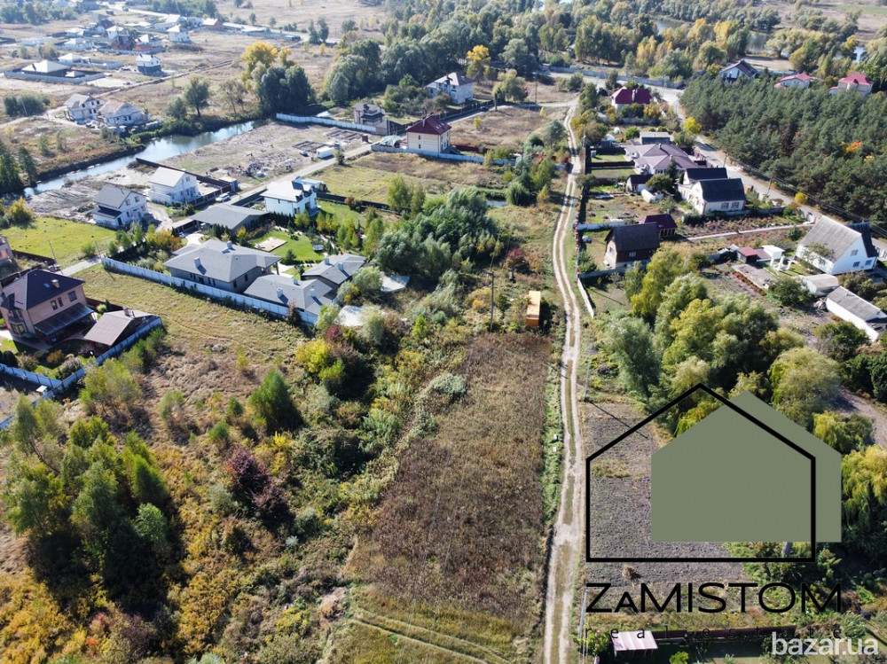 Продаж ділянки 10 соток. Село Гнідин. Центр. Вже залито два фундаменти під будинки, проекти додають Борисполь - изображение 2