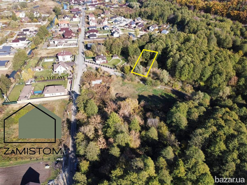 Продаж ексклюзивної ділянки під житлове будівництво 15 соток в с. Гнідин Київська область . 14 км ві Бориспіль - зображення 2