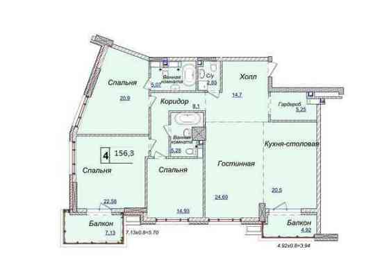 продажа 4-к квартира Киев, Печерский, 22219632 грн. Київ