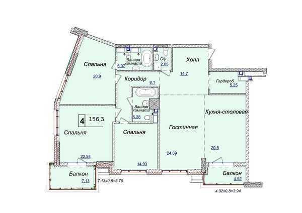 продажа 4-к квартира Киев, Печерский, 22219632 грн. Київ - зображення 4