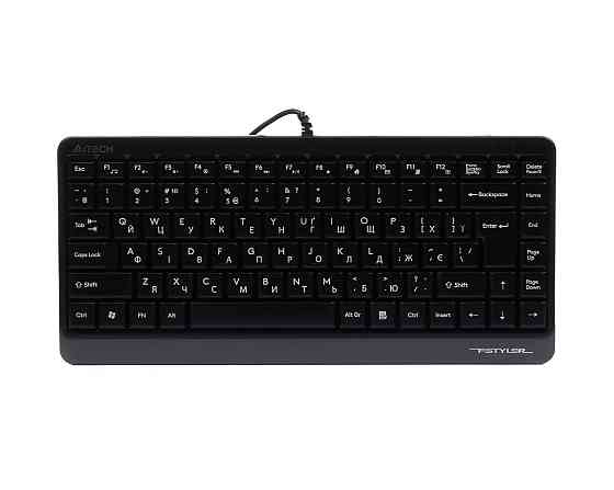 Клавиатура компьютерная проводная A4Tech Fstyler Compact Size FK11 USB (Grey) серая Киев