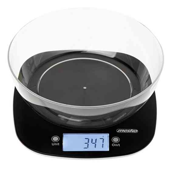 Весы кухонные Adler AD 3179 black 5 кг черные Київ