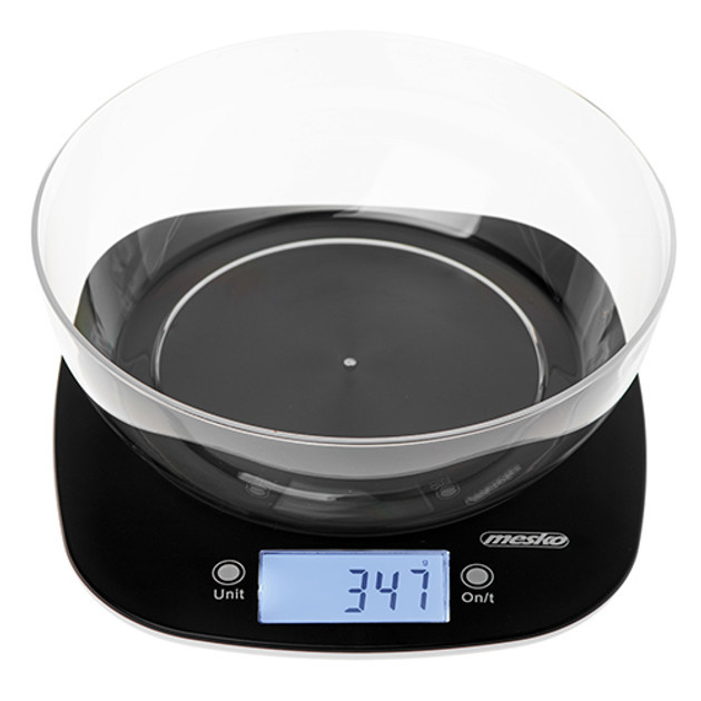 Весы кухонные Adler AD 3179 black 5 кг черные Київ - зображення 2