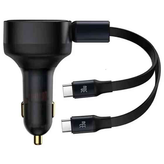 АЗУ Baseus Enjoyment PD33W with retractable cables (2USB-C) (C00035500111) Херсон