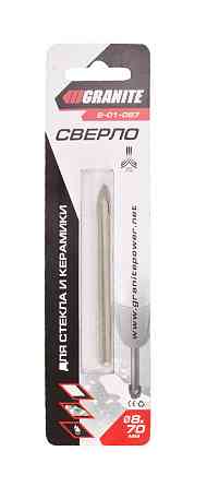Сверло-пика для стекла и керамики GRANITE 8х70 мм 2-01-087 Харьков