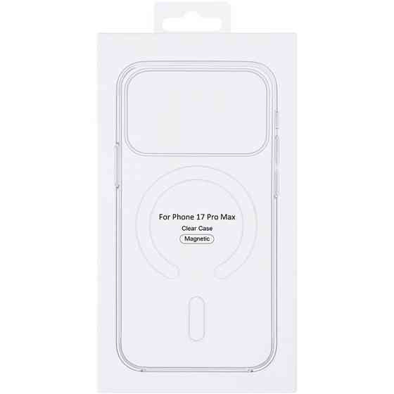 Уценка Чехол Clear Case (AAA) with MagSafe and Animation для Apple iPhone 17 Pro Max (6.9") Херсон