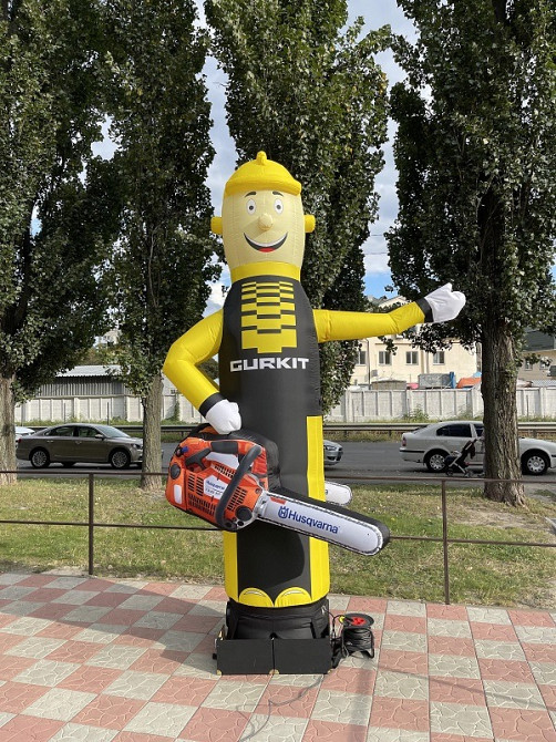 Рукомах повар. Надувной Марио. Надувная реклама с подсветкой Київ - зображення 3