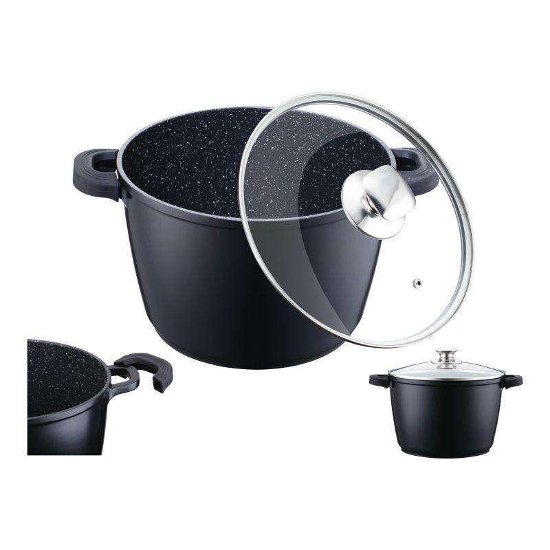 Каструля з мармуровим антипригарним покриттям на 6,2 л Товарpeterhoff PH-15831-24 Київ - зображення 1