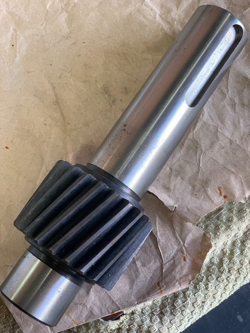 Вал редуктора робочого шнека на Волчок-мʼясорубку К7-ФВП-200. Новий. Заводський. Продам. Вал-шестерн Полтава - зображення 9