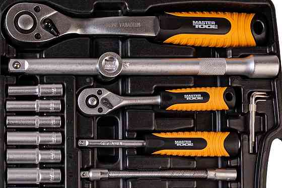 Набор инструментов MASTERTOOL PROFI ¼"&½" 111 шт 4-14 мм 10-32 мм CrV50BV30 противоударный кейс 78-5 Харків