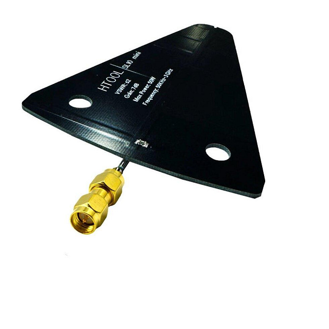 Антенна логопериодическая 50KHz-6GHz 7dB 50W SL10 mini, SMA-female + переходник (10947) Дніпро - зображення 8