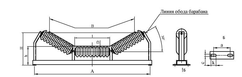 Амортизирующие роликоопоры Киев - изображение 2
