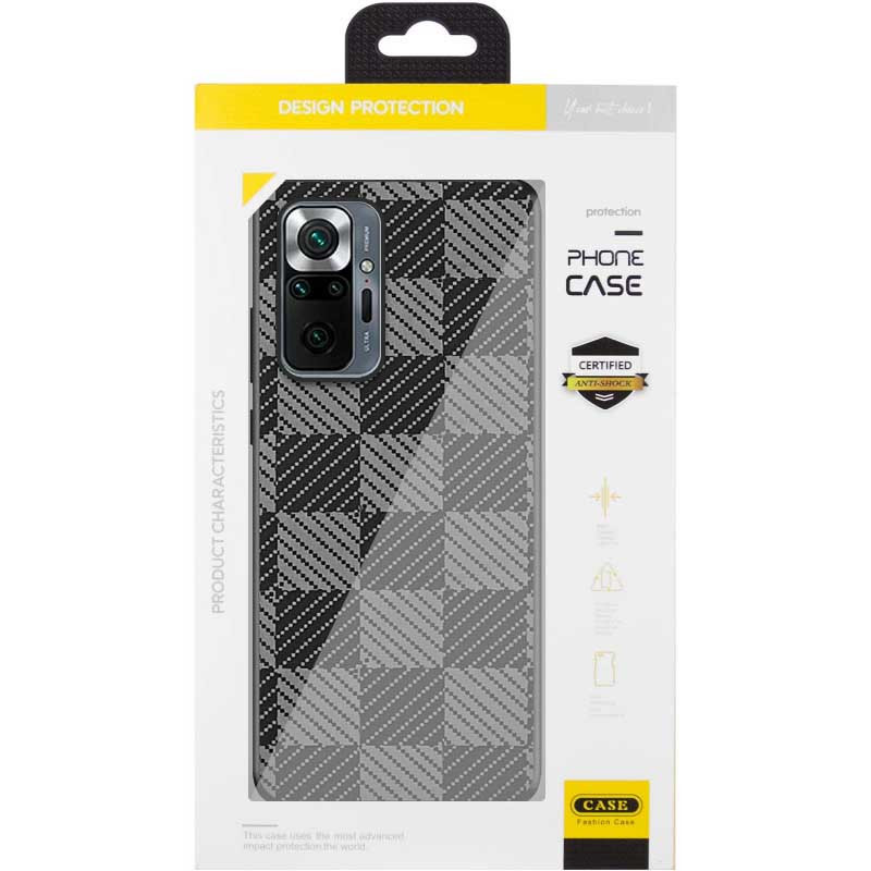 Чехол TPU+PC Grid для Xiaomi Redmi Note 10 Pro / 10 Pro Max Херсон - зображення 2