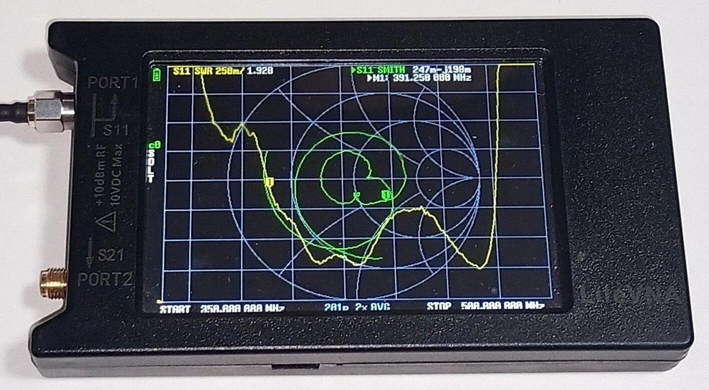Антенна 390-485 МГц, до 50 Вт 10 дБ YP394810, кабель 1,2 м с UHF-male разъемом. Смотрите график КСВ Дніпро - зображення 2