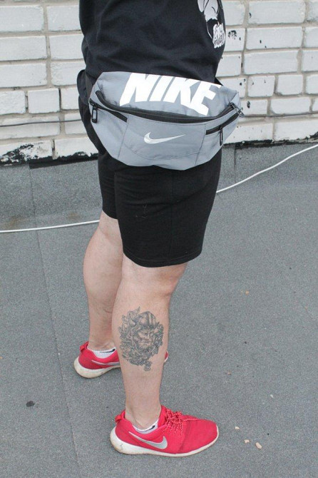 Поясная сумка Nike Team Training(серая) сумка на пояс Киев - изображение 4