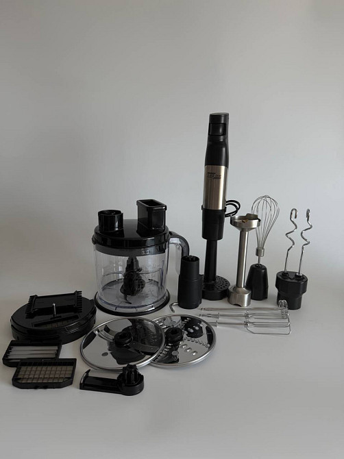 Блендер погружной в наборе Zepline ZP-00347 1500 Вт черный Київ - зображення 5