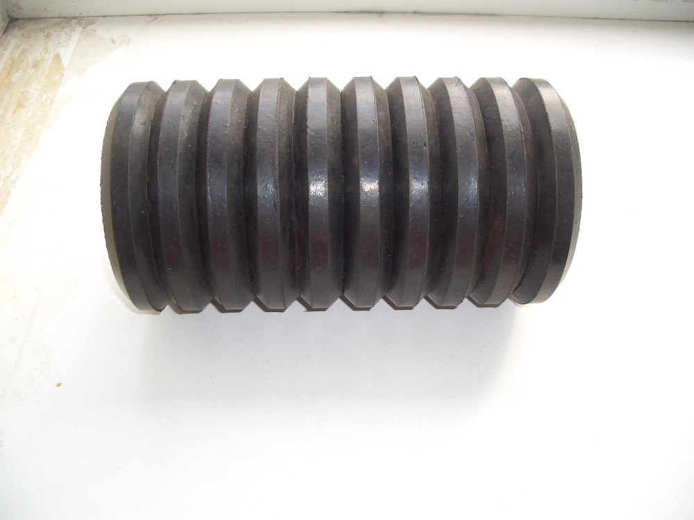 Ролик конвейерный амортизирующий обрезиненный , ролики транспортерные Киев - изображение 1