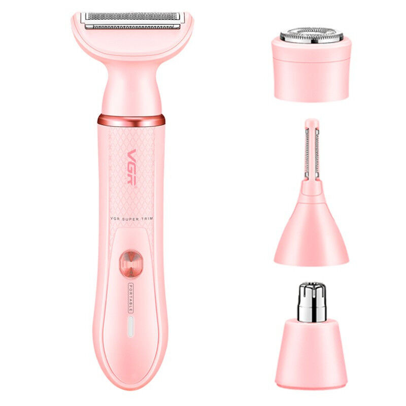 Эпилятор женский в наборе VGR V-761 PINK розовый Київ - зображення 1