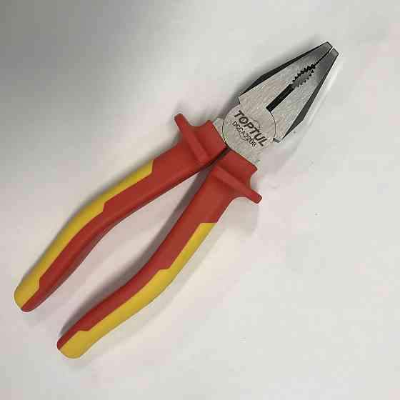 Плоскогубцы с изолированными ручками (пассатижи) 8" 1000V VDE TOPTUL DGCA2208 Харків