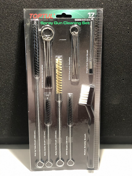 Щетки для чистки краскопульта набор 17ед. TOPTUL GDAR1701 Харків - зображення 3
