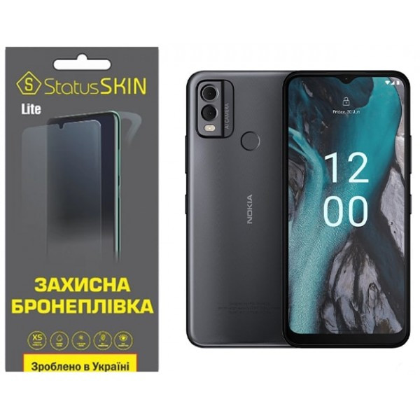 Поліуретанова плівка StatusSKIN Lite на екран Nokia C22 Глянцева (Код товару:29372) Харків - зображення 1