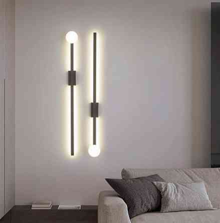 Бра настінна LED WJ33/600-bk-k Чорний 8х60х60 см. Киев