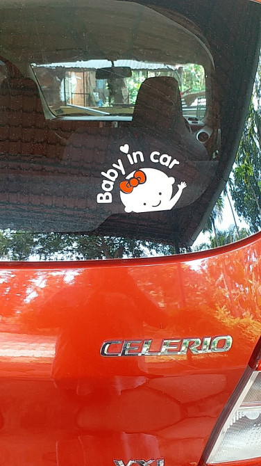 Наклейка Девочка Белая на авто светоотражающая Київ - зображення 3