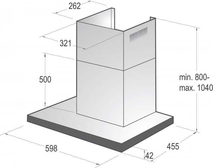 Вытяжка настенная Gorenje WHT-6-SYW Киев - изображение 5