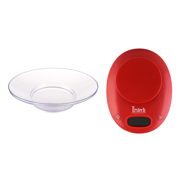 Весы кухонные ErsteСh EKS-5181-Red 5 кг Киев - изображение 2