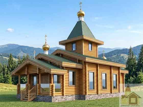 Зруби під ключ: дерев'яна церква Одеса
