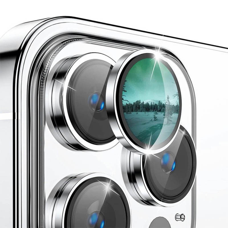 Защитное стекло Metal Classic на камеру (в упак.) для Apple iPhone 14 Pro (6.1") / 14 Pro Max (6.7") Херсон - изображение 7