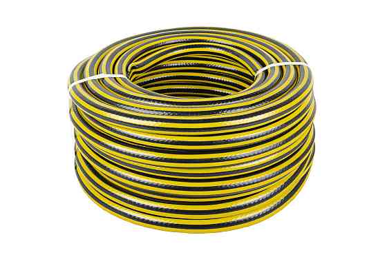 Шланг садовый для полива MASTERTOOL "PCHELKA" ¾" 30 м черно-желтый 92-1068 Харків