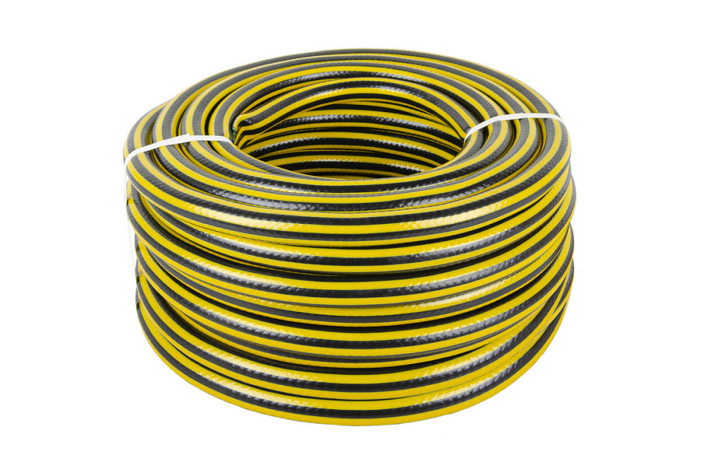 Шланг садовый для полива MASTERTOOL "PCHELKA" ¾" 30 м черно-желтый 92-1068 Харків - зображення 1