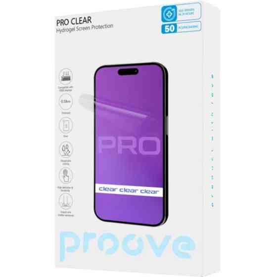 Захисна гідрогелева плівка Proove Hydrogel Screen Protection PRO Прозора (GGPR11801150) Харків