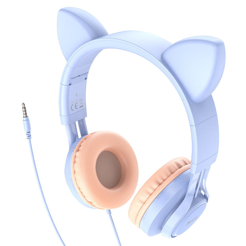 Уценка Накладные наушники Hoco W36 Cat ear (3.5mm/1.2m) Херсон - зображення 11