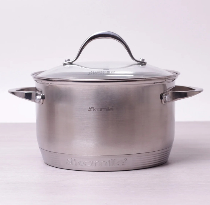 Каструля 5 л Kamille KM-4722S Киев - изображение 1