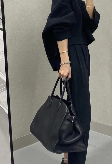 Італійська натуральна шкіряна сумка жіноча , обьемна велика TS00385 Київ - зображення 1