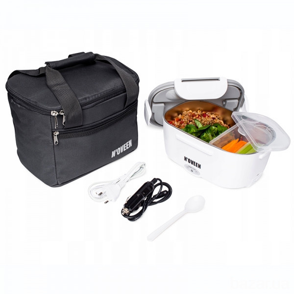 Ланч-бокс с подогревом от  220В/24В/12В с термосумкой Noveen LB430 Blue Одеса - зображення 1