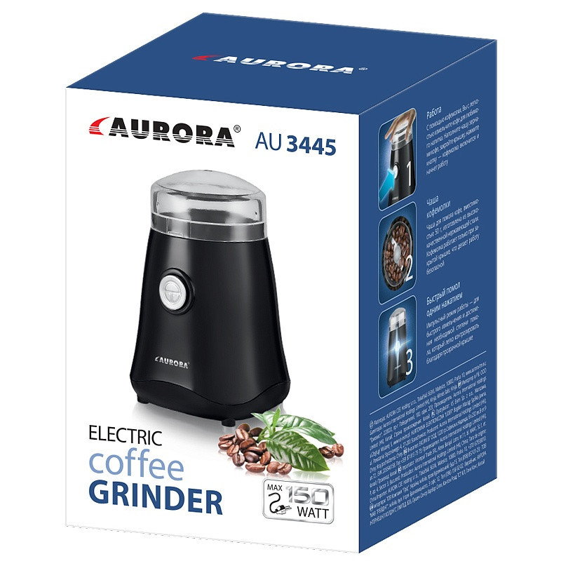 Кофемолка Aurora 3445AU 150 Вт Киев - изображение 4