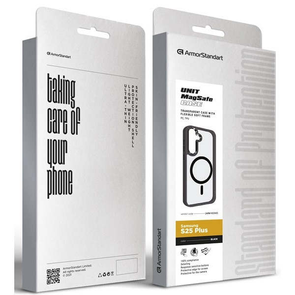 Чохол ArmorStandart Unit MagSafe для Samsung S25 Plus Black (ARM82263) (Код товару:40573) Харків - зображення 2