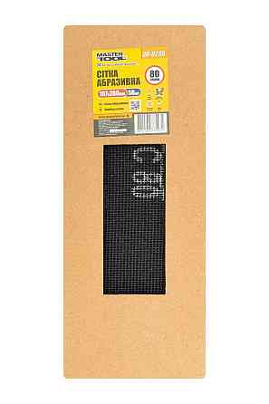 Сетка абразивная MASTERTOOL зерно 80 107х280 мм 08-0208 Харьков