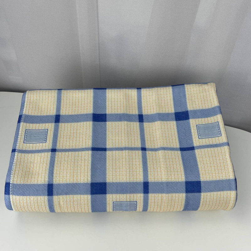 Електропростирадло односпальне з кольоровим малюнком LUX Байка Туреччина 75x155 см 55211 Клітка Синь Київ - зображення 1