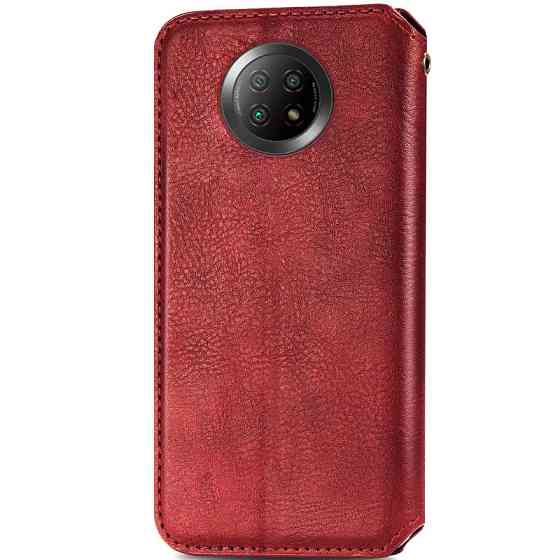 Кожаный чехол-книжка GETMAN Cubic (PU) для Xiaomi Redmi Note 9 5G / Note 9T Херсон