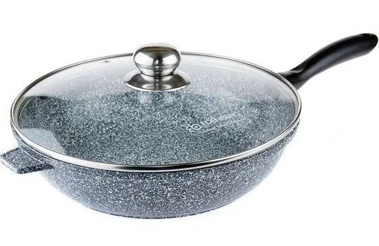 Сковорода універсальна Zinberg ZM-8224-G 24 см Київ - зображення 1