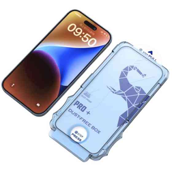 DM Захисне скло Dust-Free Box для iPhone 15 Plus Black (Код товару:32574) Харків