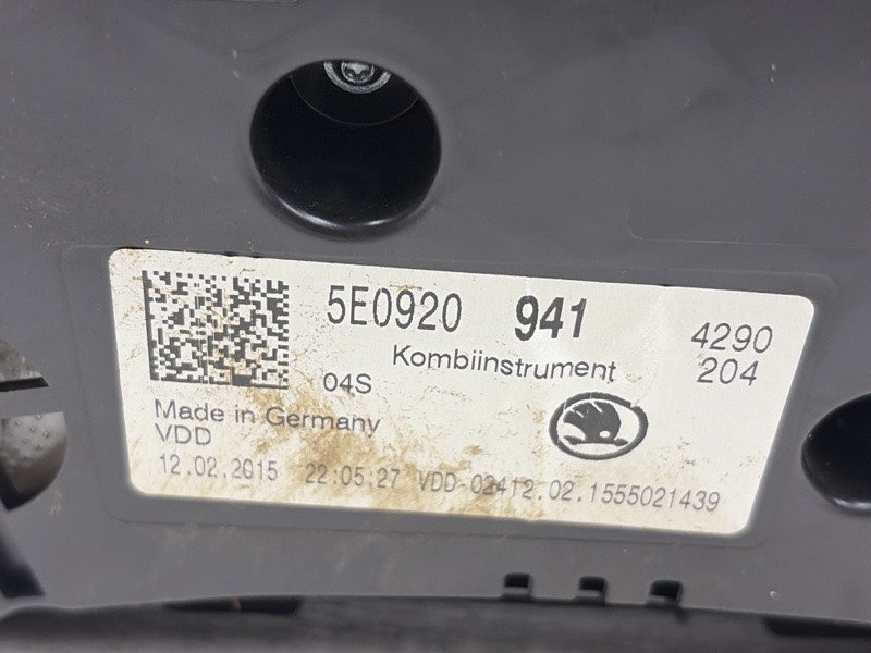 Приборная панель Skoda Octavia 2013-2020 5E0920941 (Арт. 83346) Київ - зображення 7