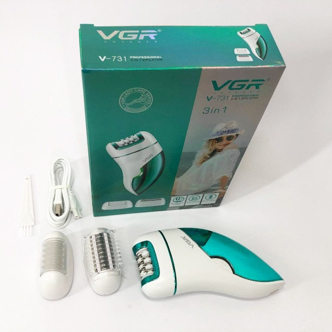 Епілятор для тіла та ніг 3в1: гладка шкіра без проводів Одеса - зображення 4