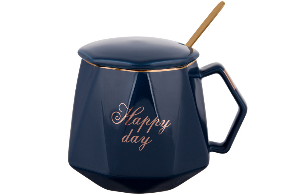 Кружка заварювальний Bona Di Happy day 984-204 420 мл синій Київ - зображення 1