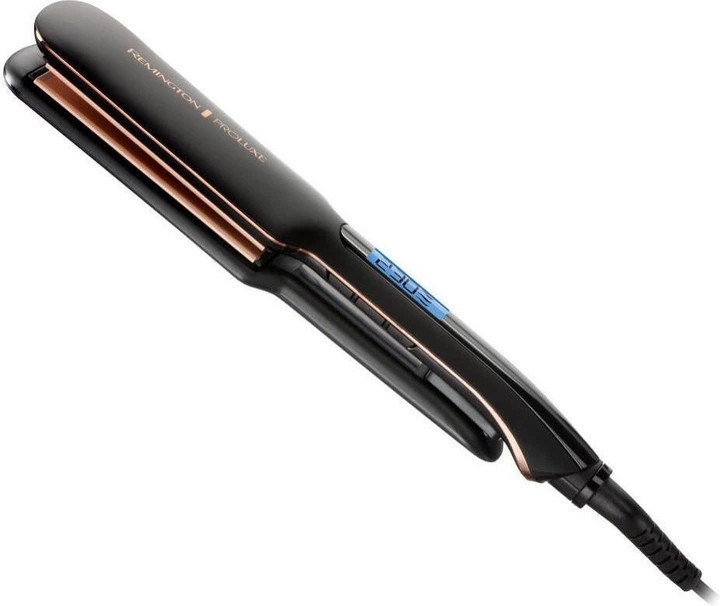Выпрямитель для волос Remington PROluxe Midnight Wide Plate Straightener S9150B черный Київ - зображення 1