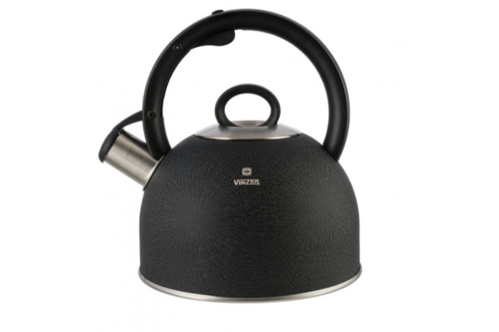 Чайник зі свистком Vinzer Nero VZ-50010 2.5 л Киев - изображение 1